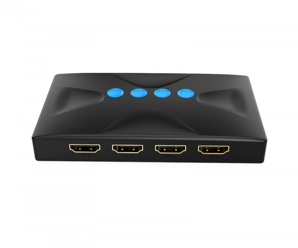 4进1出手动4K HD KVM切换器（TYK-401HS）