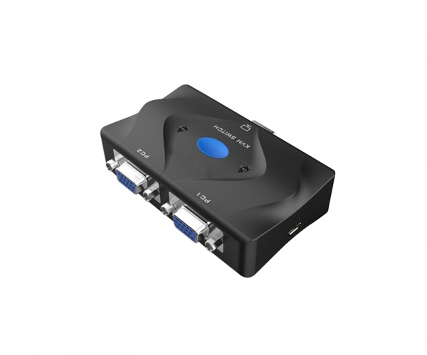 2进1出手动VGA KVM切换器（TYK-201VS）