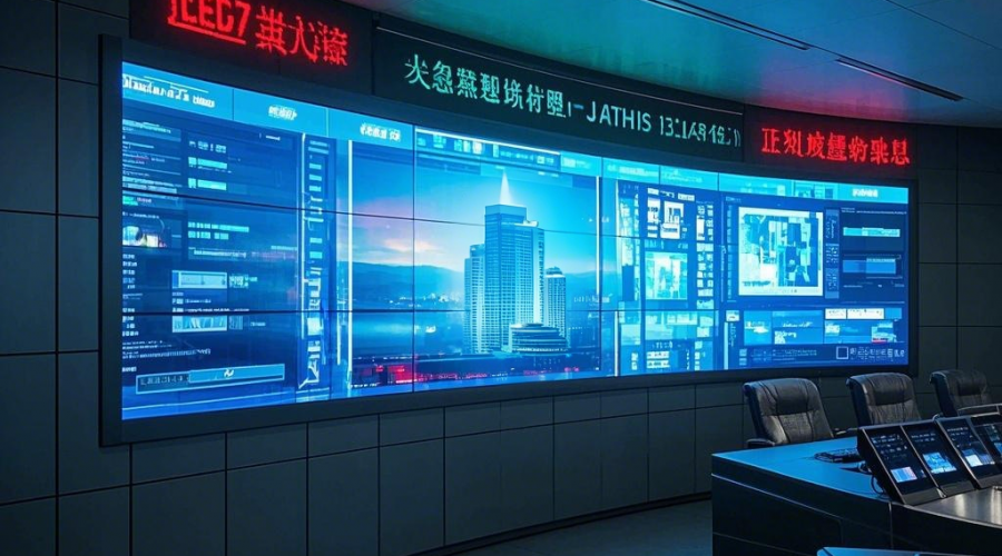 指挥中心室内 LED 大屏显示产品应用解决方案
